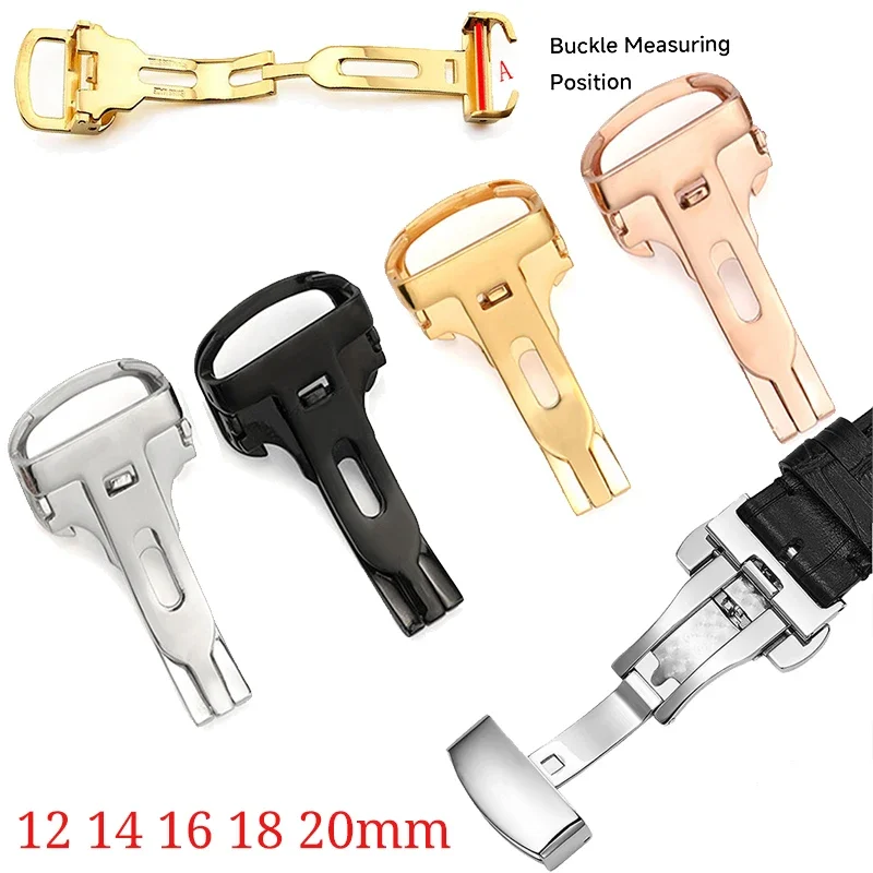 hot Watch Buckle Stainless Ste - Butterfly Clasp Deployant 리뷰 및 가격