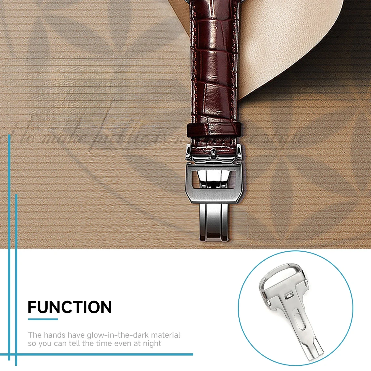 hot Watch Buckle Stainless Ste - Butterfly Clasp Deployant 리뷰 및 가격