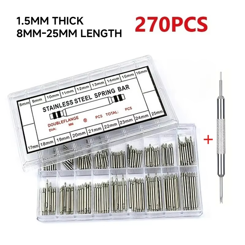 270pcs Stainless Steel Spring  - Spring Bar Tool Set 리뷰 및 가격