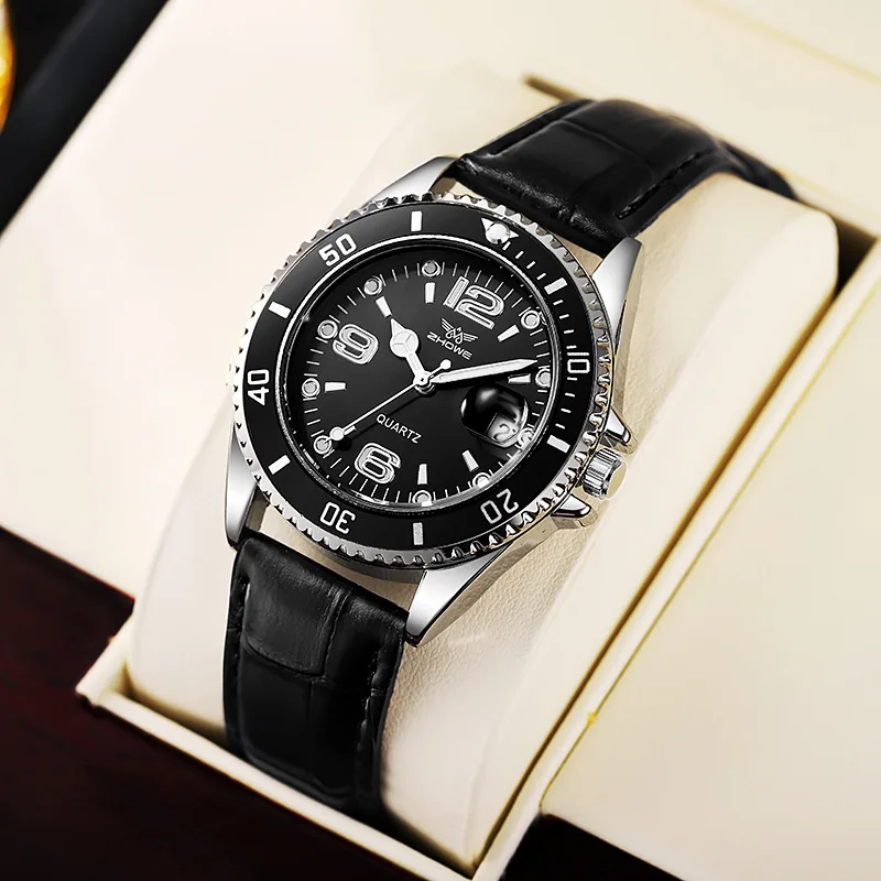 Fashion Leather Strap Men Busi - Leather Watch Band Men 리뷰 및 가격