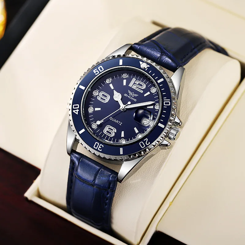 Fashion Leather Strap Men Busi - Leather Watch Band Men 리뷰 및 가격