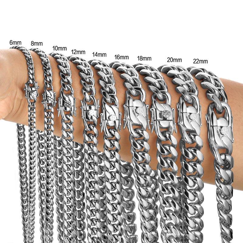 316L Stainless Steel Miami Cur - Butterfly Clasp Deployant 리뷰 및 가격