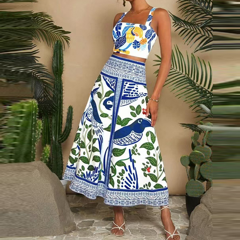 Women Sleeveless Straps Top &  - Tropic Strap Vintage 리뷰 및 가격