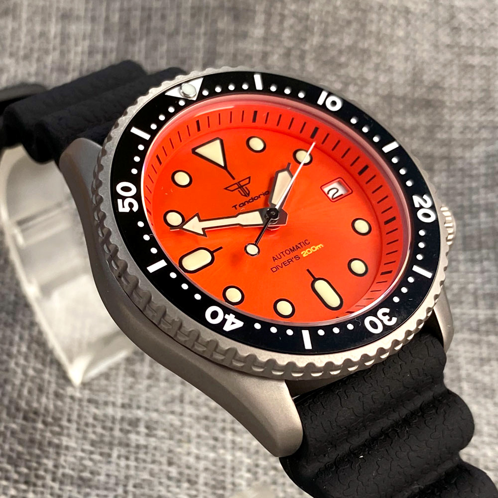 Tandorio 41mm Titanium NH35 Me - Rubber Strap Diver 리뷰 및 가격