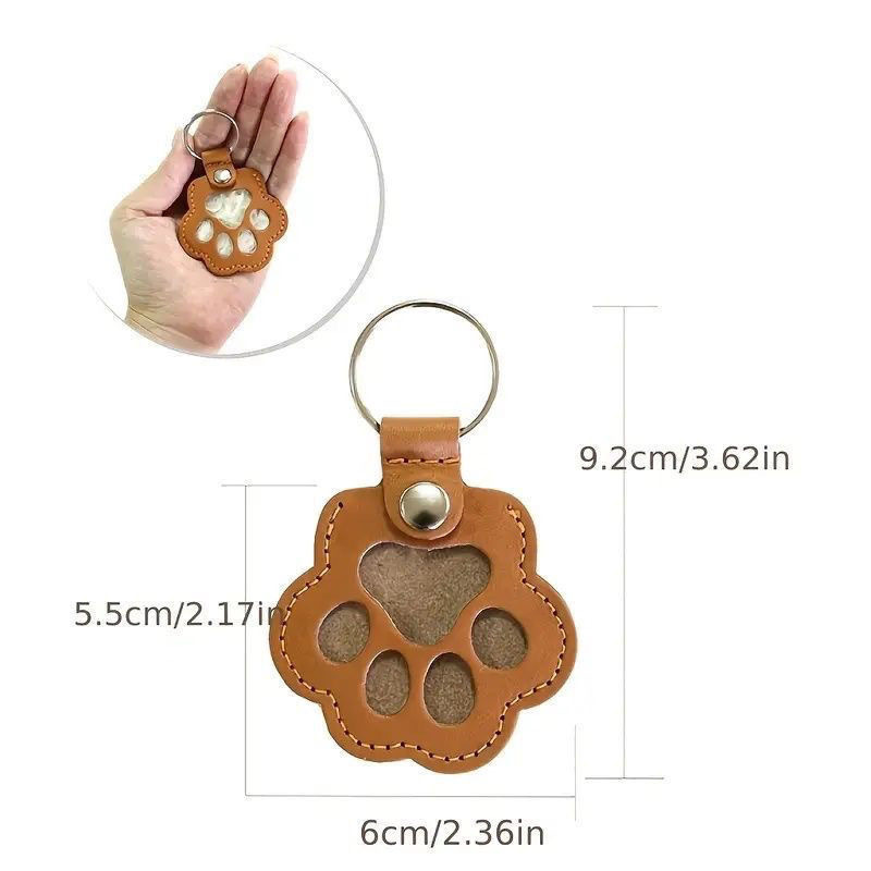 Dog Hair Collector Keychain Le - Leather Strap Quick Release 리뷰 및 가격