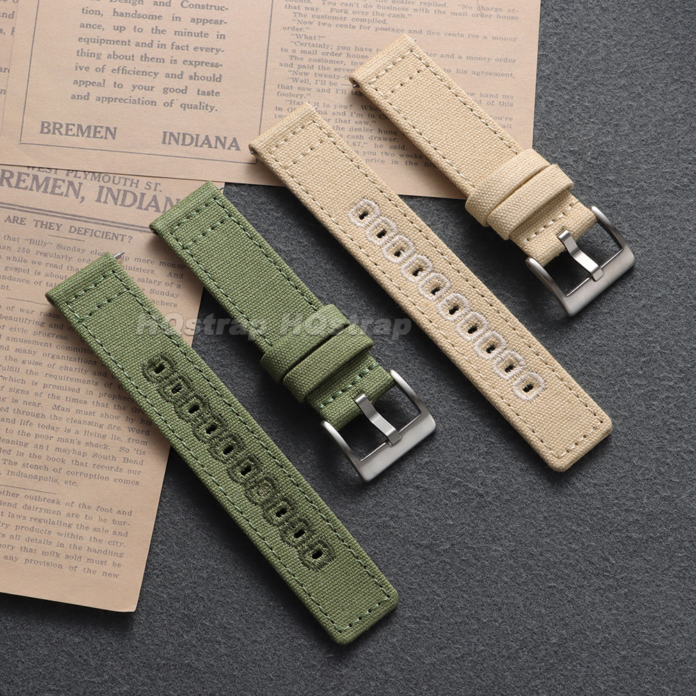 Nylon Canvas Watch Strap 18mm  - Canvas Strap Watch 리뷰 및 가격