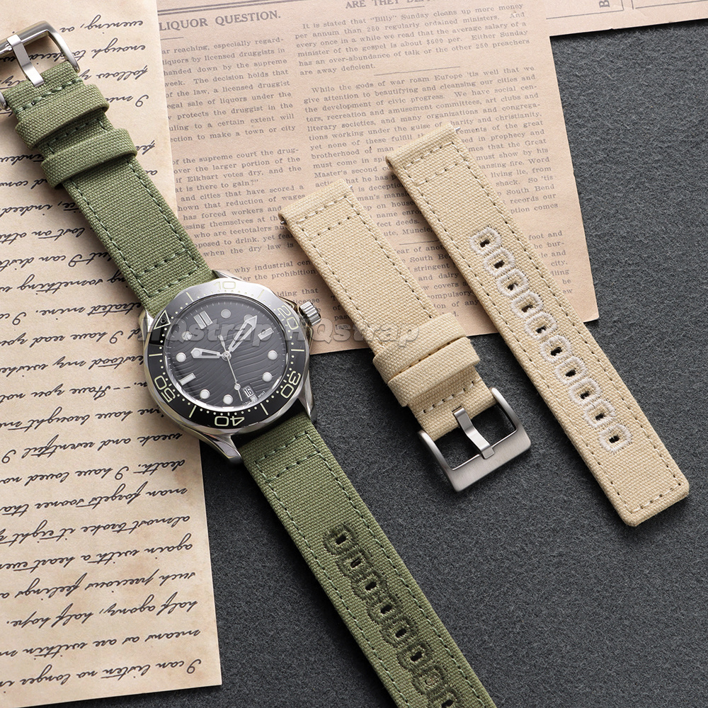 Nylon Canvas Watch Strap 18mm  - Canvas Strap Watch 리뷰 및 가격