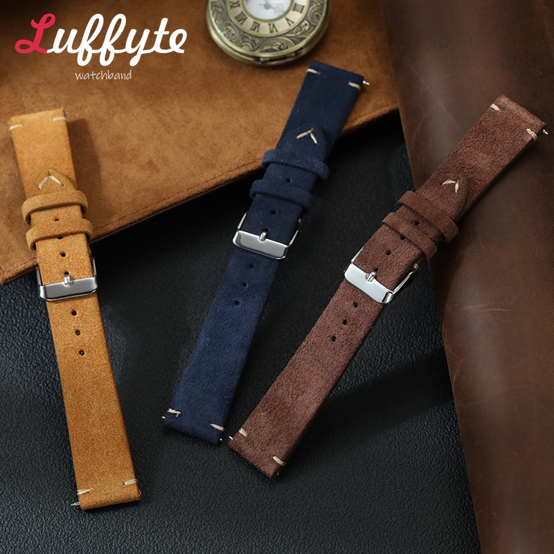 Vintage Suede Leather Watch Ba - Suede Strap Watch 리뷰 및 가격