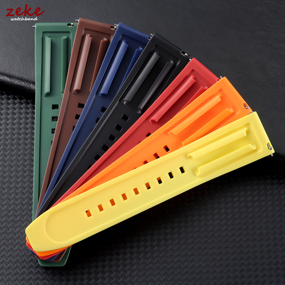 20mm 22mm Rubber Strap for Ome - Butterfly Clasp Deployant 리뷰 및 가격
