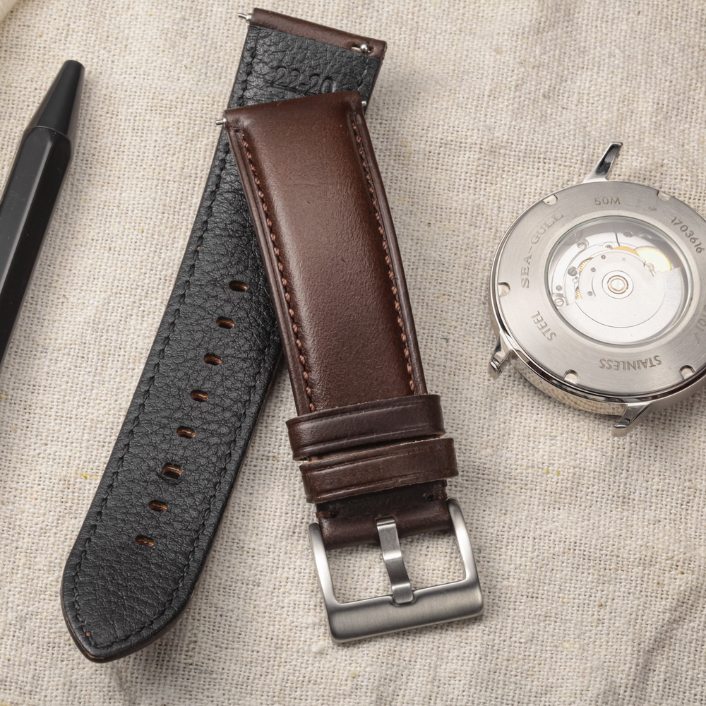 Hemsut Watch Bands Genuine Lea - Leather Strap Quick Release 리뷰 및 가격