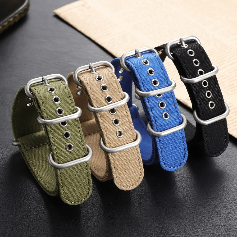 18mm 20mm 22mm 24mm Canvas Nyl - Canvas Strap Watch 리뷰 및 가격