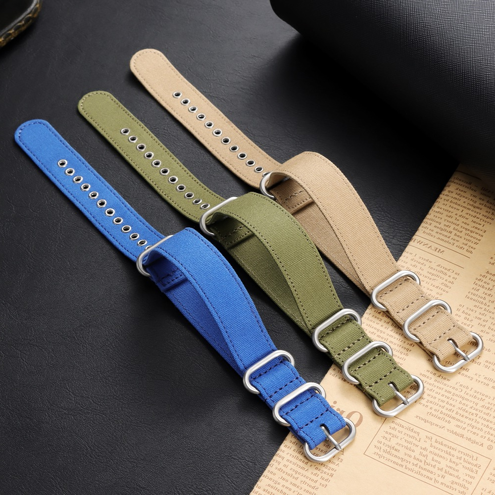 18mm 20mm 22mm 24mm Canvas Nyl - Canvas Strap Watch 리뷰 및 가격