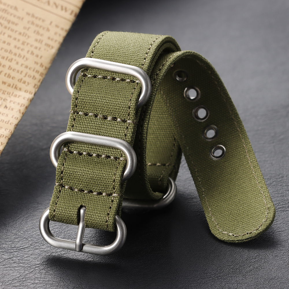 18mm 20mm 22mm 24mm Canvas Nyl - Canvas Strap Watch 리뷰 및 가격