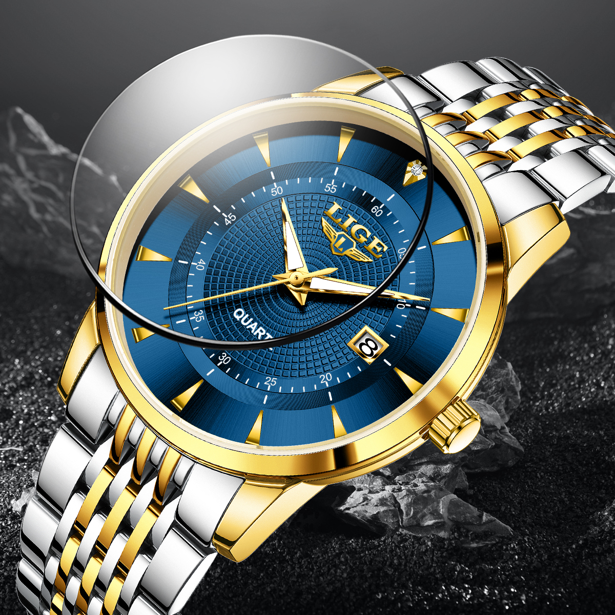 LIGE New 2026 Luxury Man Watch - Stainless Bracelet Diver 리뷰 및 가격