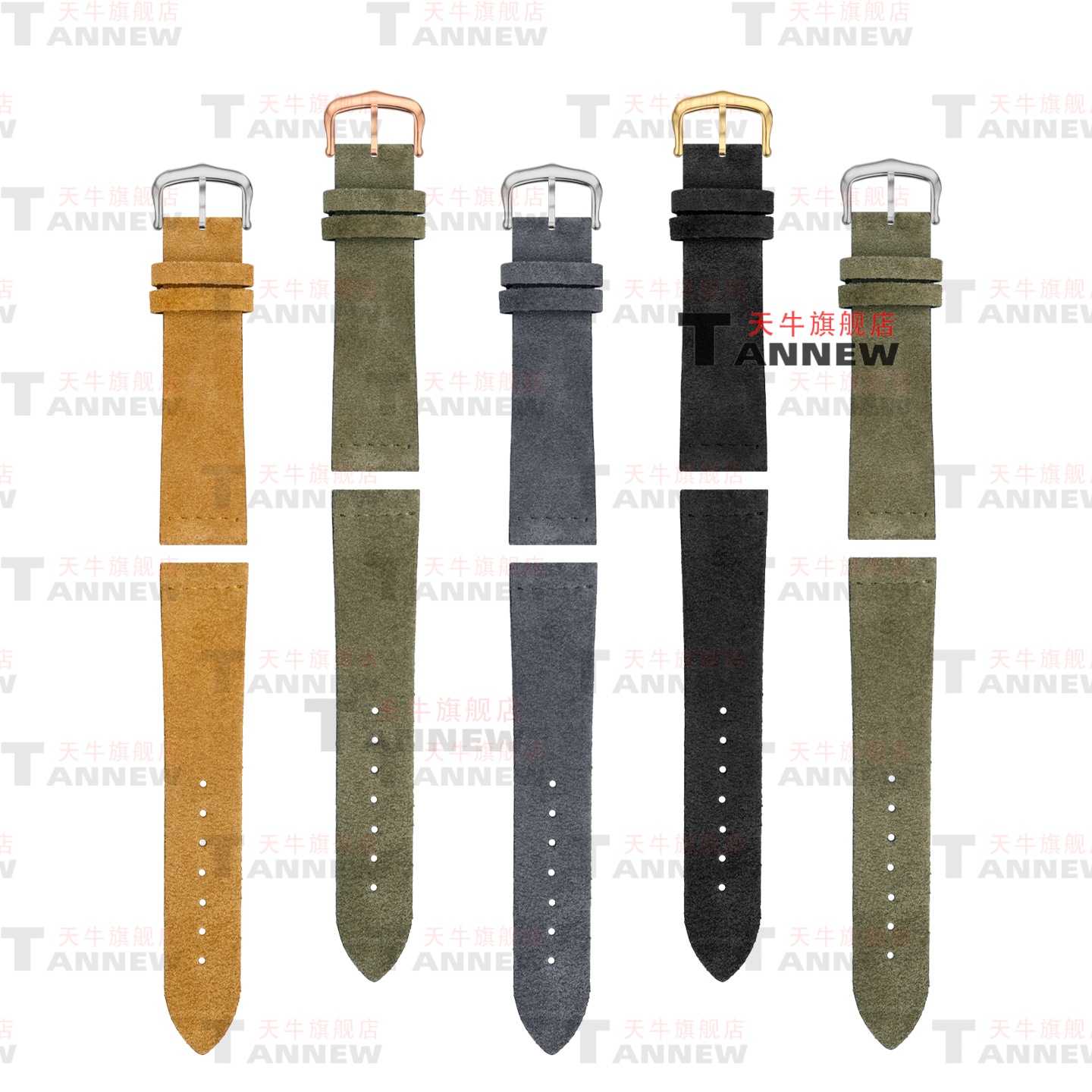 For Cartier Tank, Santos-Dumon - Suede Strap Watch 리뷰 및 가격
