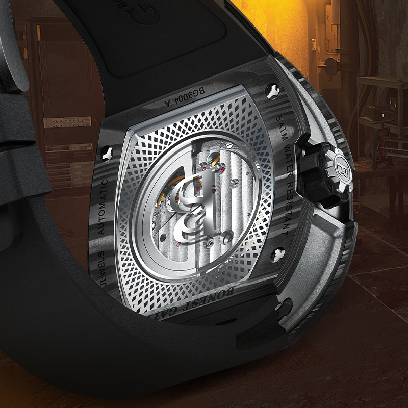 BONEST GATTI Men's Mechanical  - Rubber Strap Diver 리뷰 및 가격