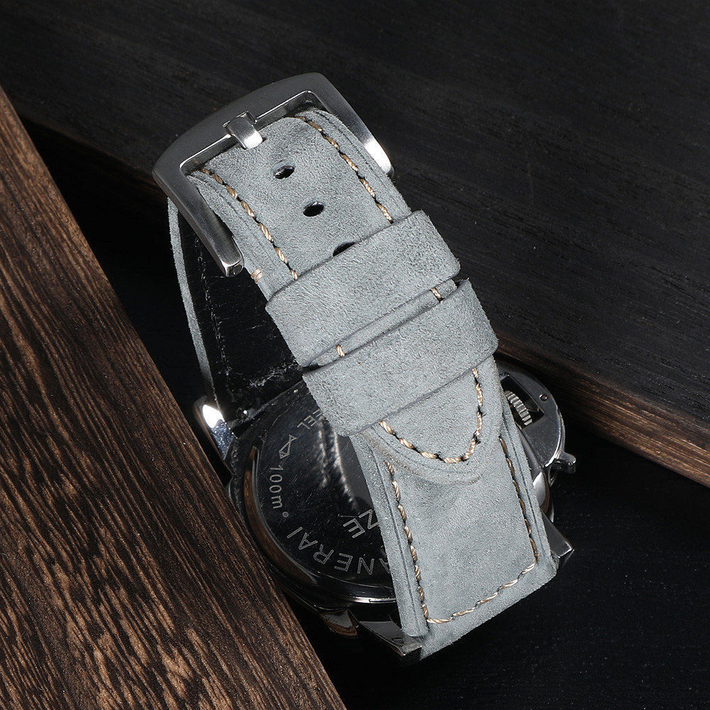 Genuine Suede Watch Strap 22mm - Suede Strap Watch 리뷰 및 가격