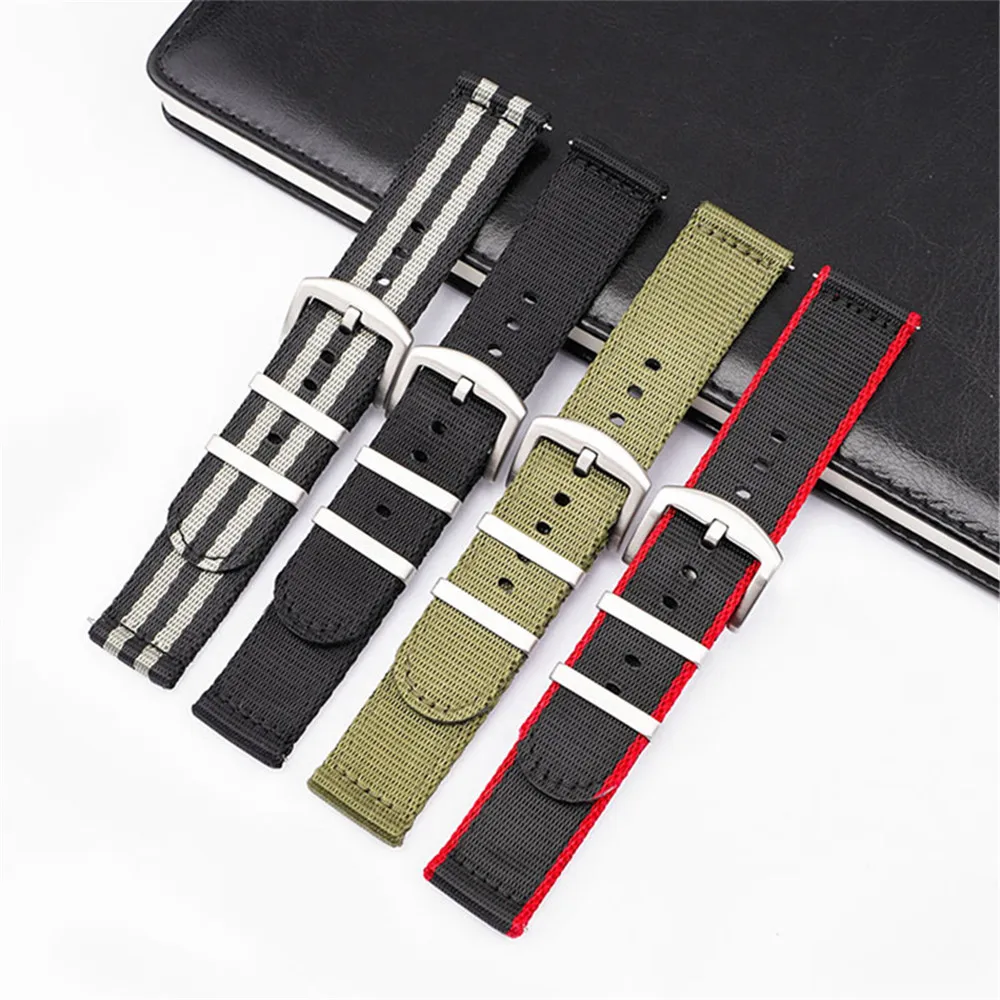 18/20/22/24mm Nylon Strap Men  - Canvas Strap Watch 리뷰 및 가격