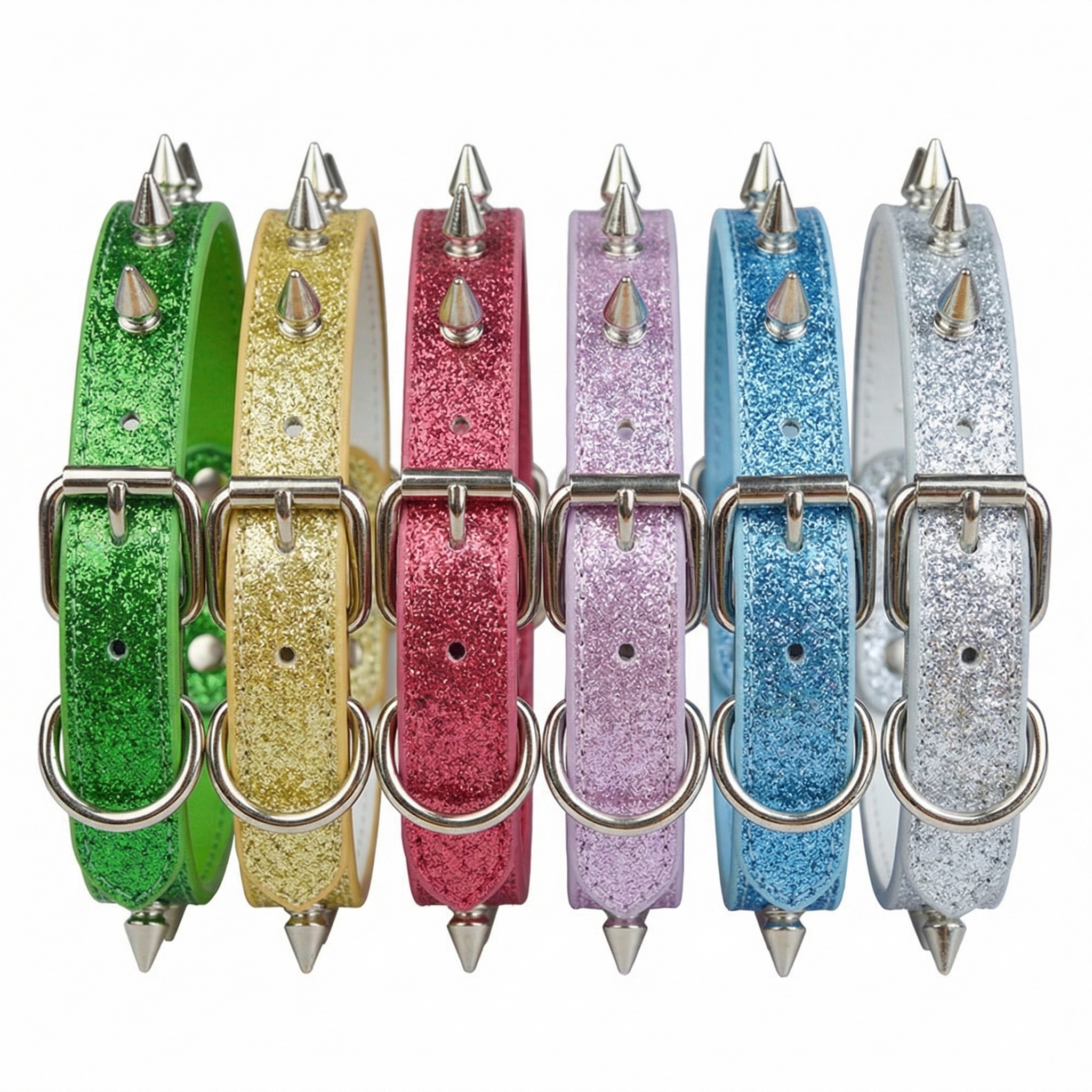 Punk Style Rivet Pet Collar Le - Leather Strap Quick Release 리뷰 및 가격