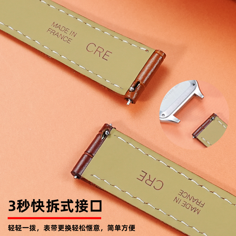 15mm 17mm 18mm 20mm Genuine Le - Leather Strap Quick Release 리뷰 및 가격