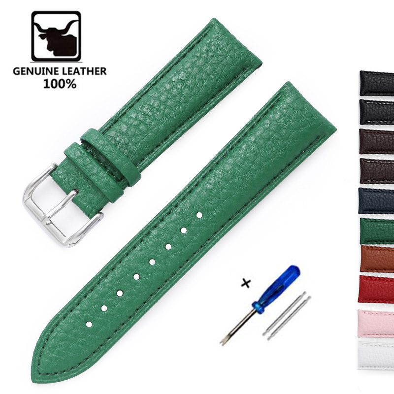 Litchi Pattern Soft Leather Wa - Suede Strap Watch 리뷰 및 가격