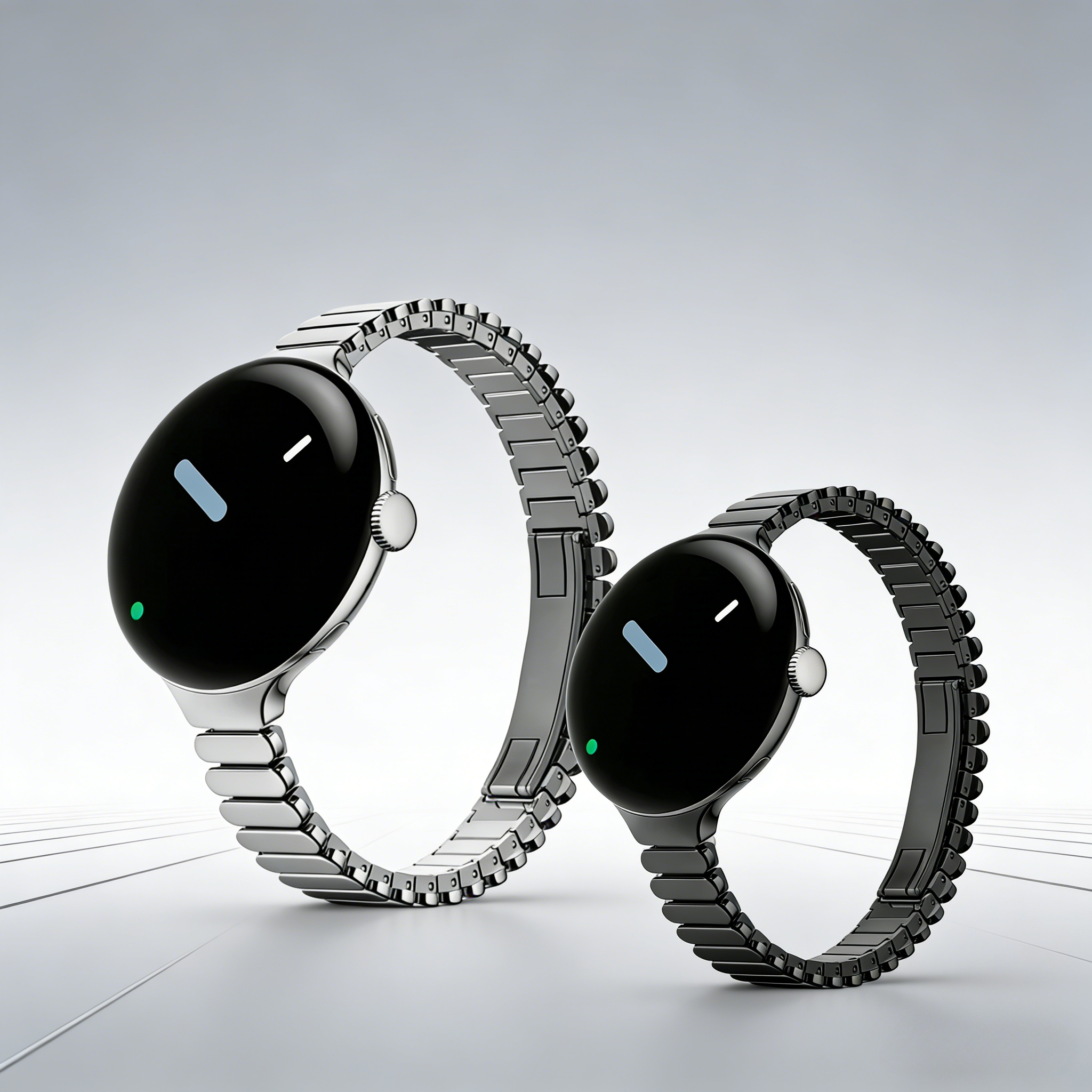 Oval Shape Link Watch Band for - Butterfly Clasp Deployant 리뷰 및 가격