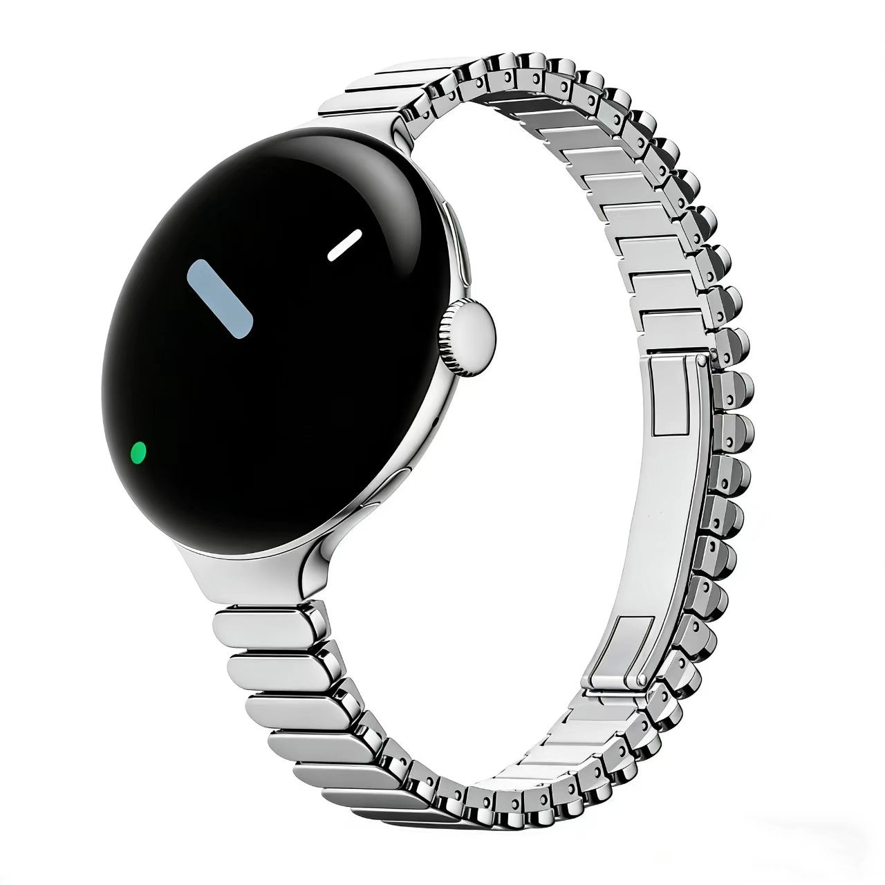 Oval Shape Link Watch Band for - Butterfly Clasp Deployant 리뷰 및 가격