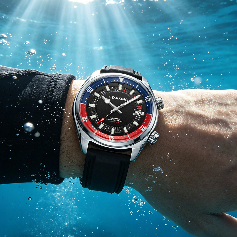 STARKING Men's Automatic 8215  - Rubber Strap Diver 리뷰 및 가격