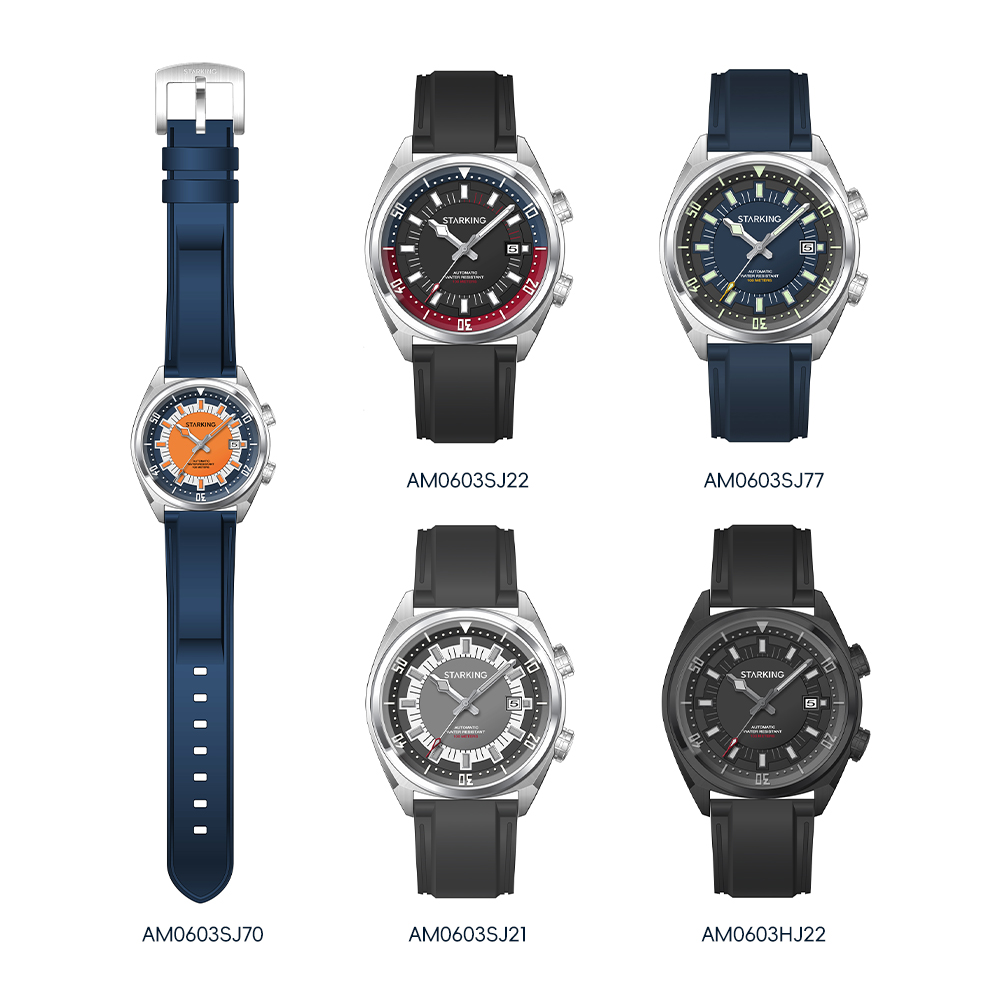 STARKING Men's Automatic 8215  - Rubber Strap Diver 리뷰 및 가격