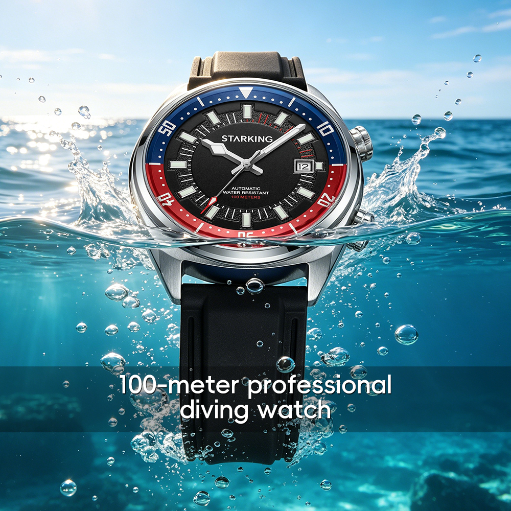 STARKING Men's Automatic 8215  - Rubber Strap Diver 리뷰 및 가격