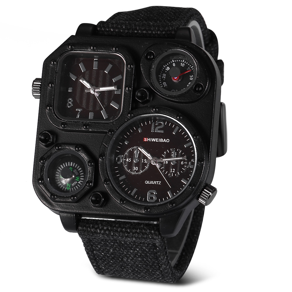 Quartz Mens Watches Top Brand  - Canvas Strap Watch 리뷰 및 가격
