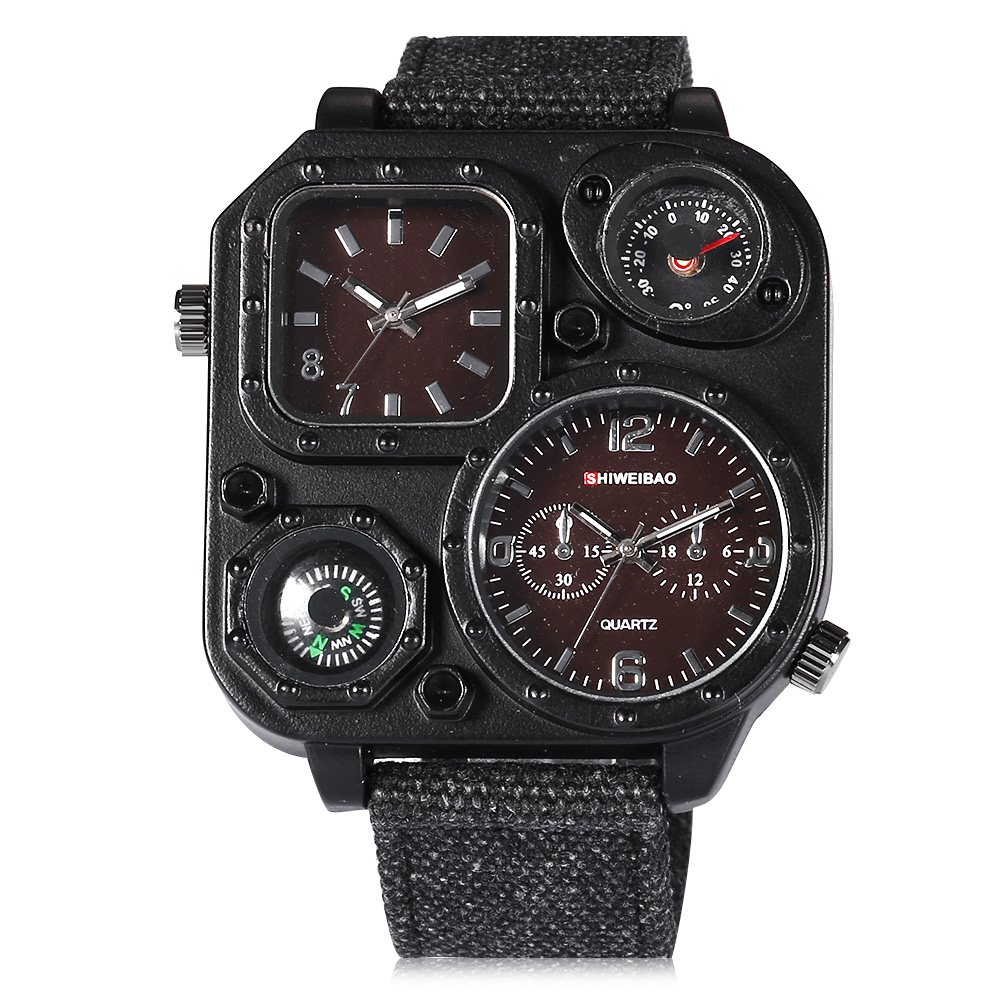 Quartz Mens Watches Top Brand  - Canvas Strap Watch 리뷰 및 가격
