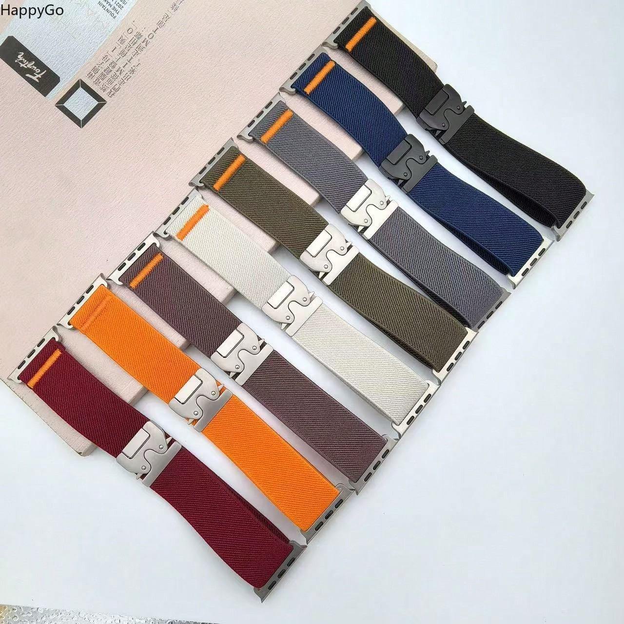 Wide Stretchy Nylon Wrist Stra - Parachute Strap Elastic 리뷰 및 가격