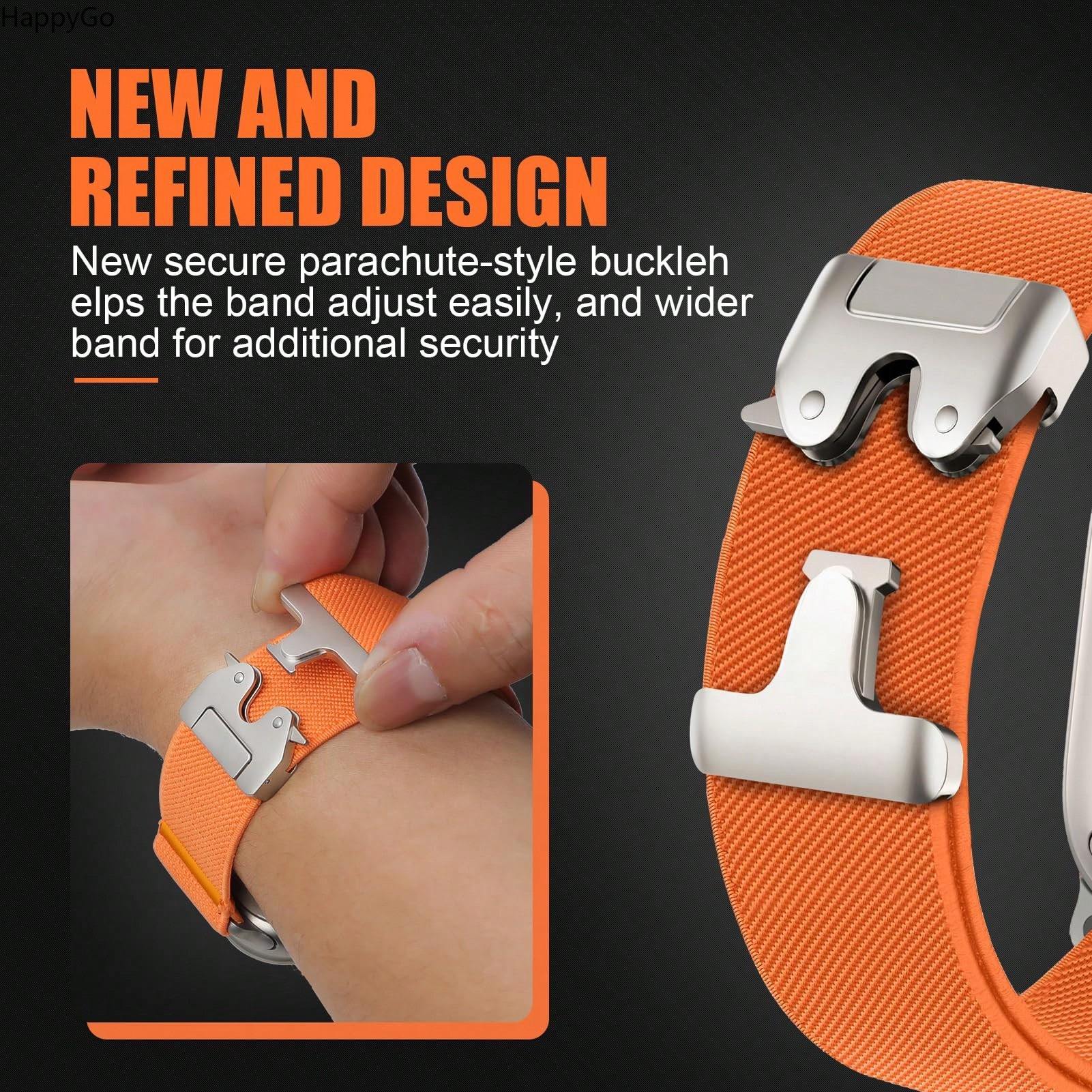 Wide Stretchy Nylon Wrist Stra - Parachute Strap Elastic 리뷰 및 가격