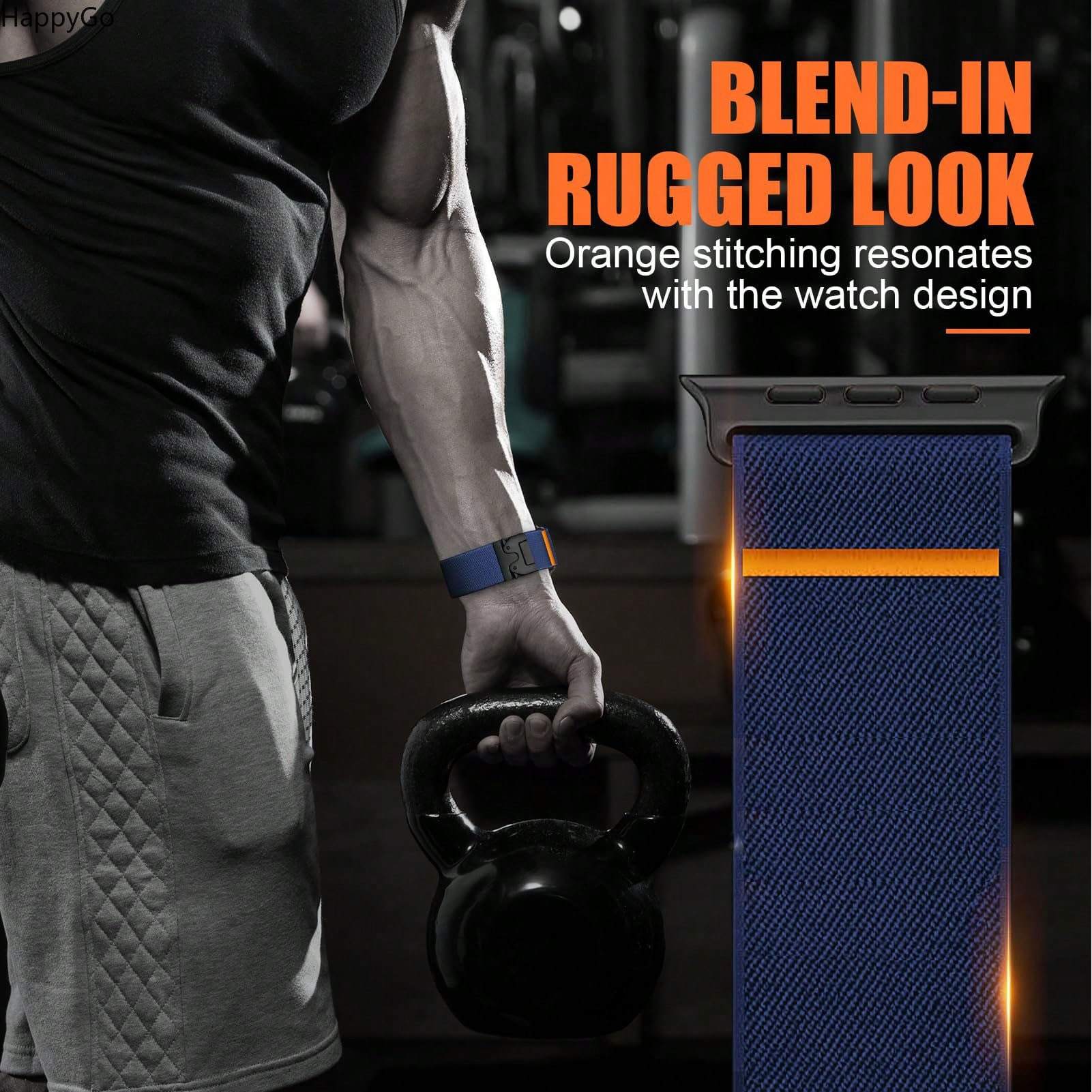 Wide Stretchy Nylon Wrist Stra - Parachute Strap Elastic 리뷰 및 가격