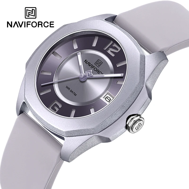 NAVIFORCE 7107 Watch for Women - Silicone Band Women 리뷰 및 가격