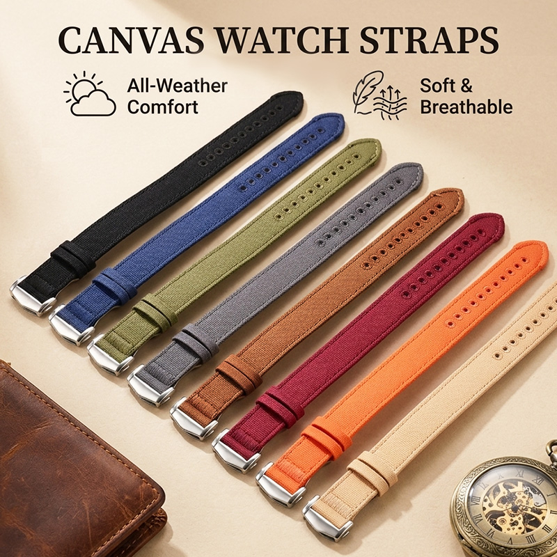 Canvas Watch Strap 18/20/22mm  - Canvas Strap Watch 리뷰 및 가격