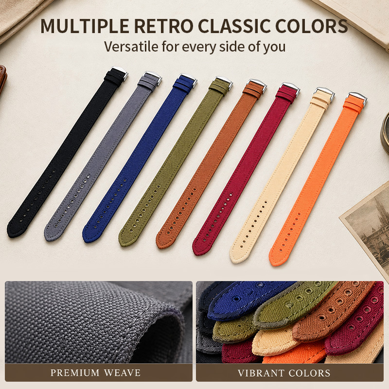 Canvas Watch Strap 18/20/22mm  - Canvas Strap Watch 리뷰 및 가격
