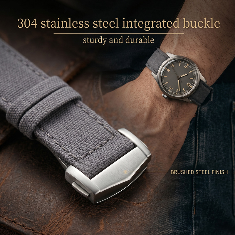 Canvas Watch Strap 18/20/22mm  - Canvas Strap Watch 리뷰 및 가격
