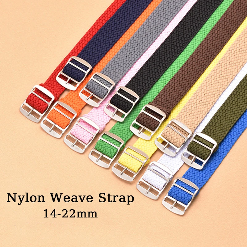 Nylon Strap 14mm 16mm 18mm 20m - Perlon Strap Woven 리뷰 및 가격