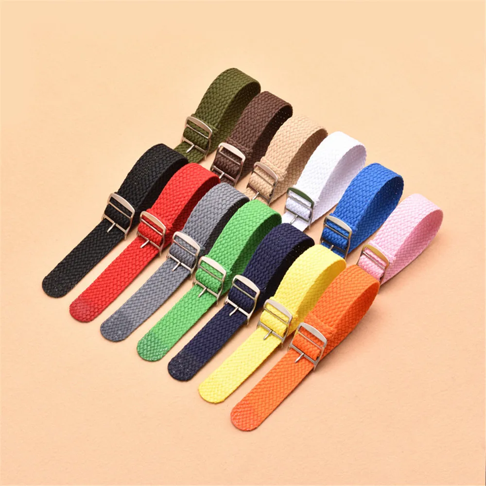 Nylon Strap 14mm 16mm 18mm 20m - Perlon Strap Woven 리뷰 및 가격