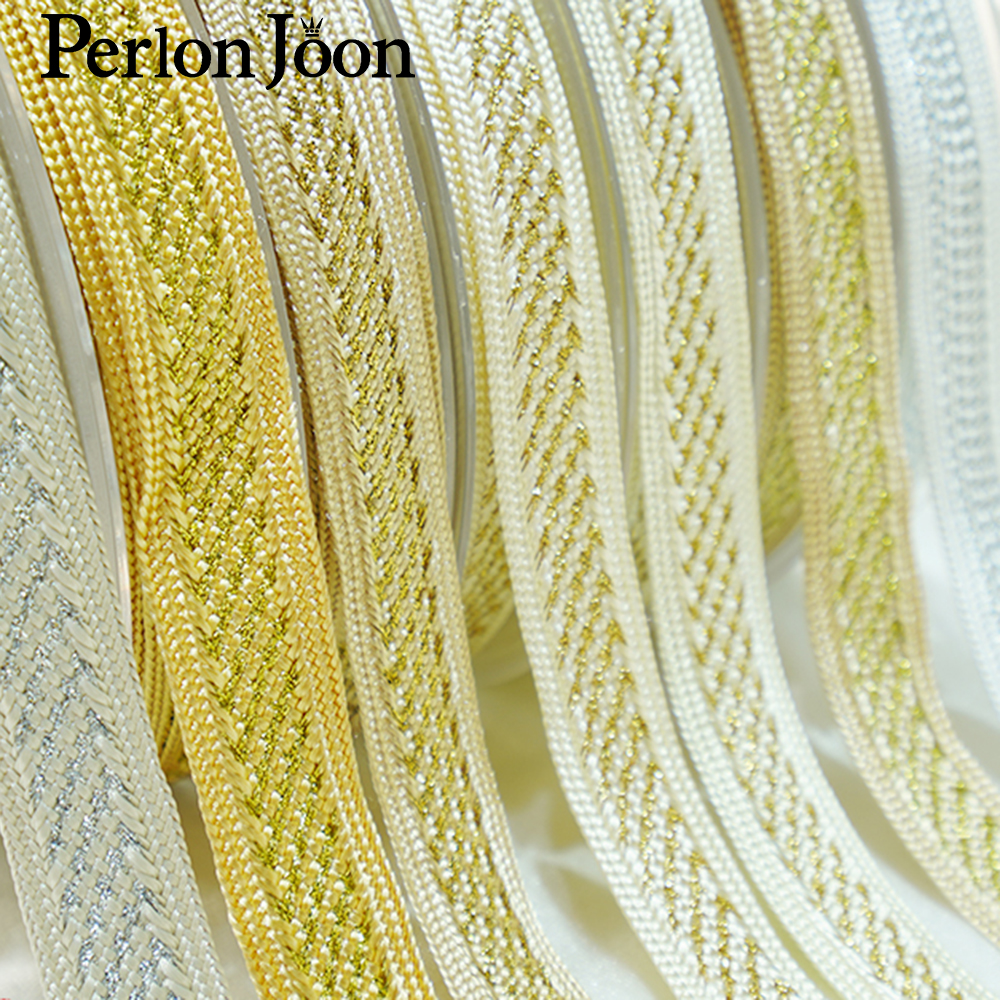 10yards/lot  gold thread polye - Perlon Strap Woven 리뷰 및 가격