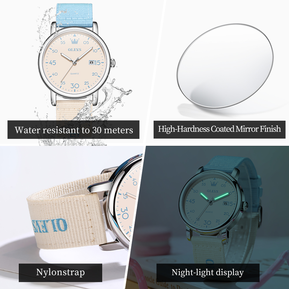 OLEVS Brand New Fashion Retro  - Canvas Strap Watch 리뷰 및 가격