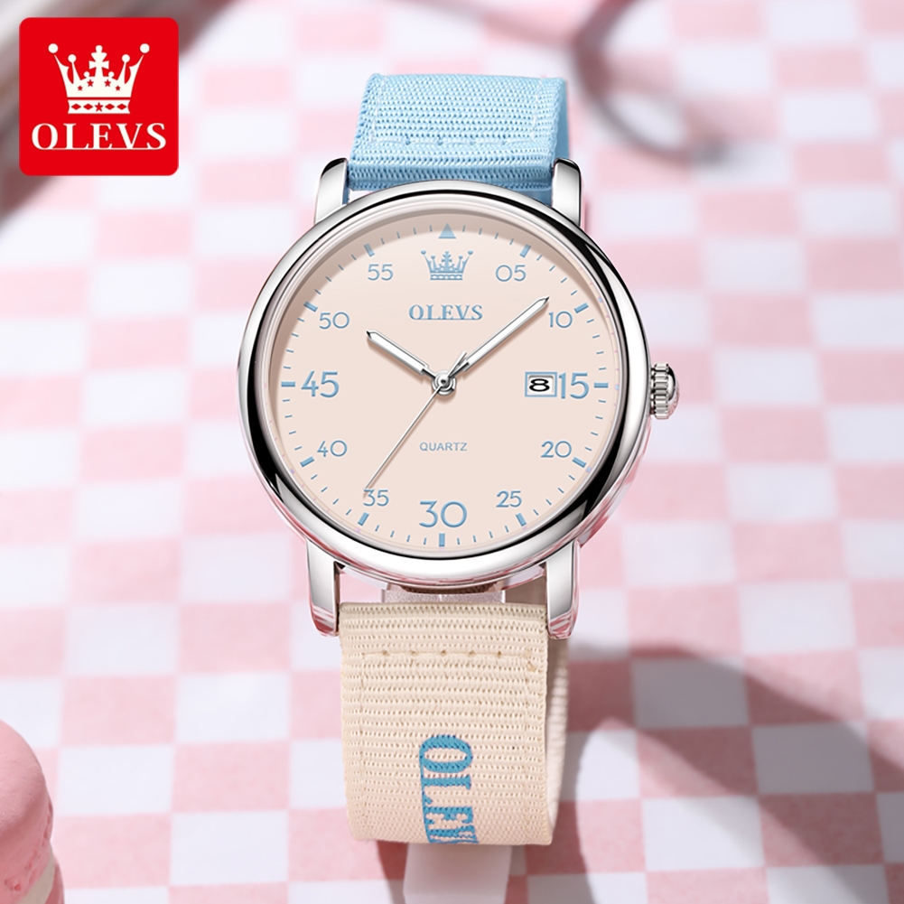 OLEVS Brand New Fashion Retro  - Canvas Strap Watch 리뷰 및 가격