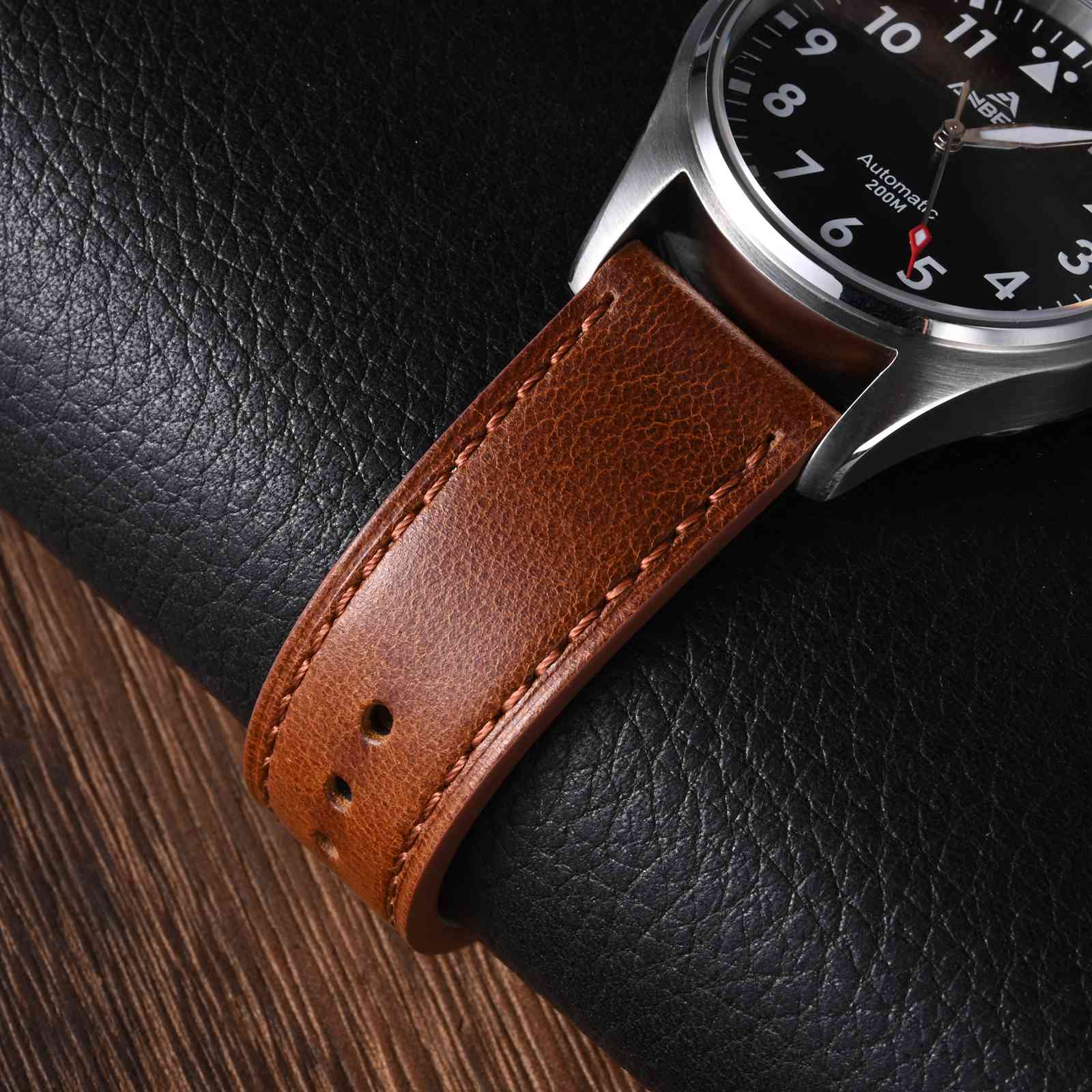 ANBEER Classic Leather Watch S - Leather Strap Quick Release 리뷰 및 가격