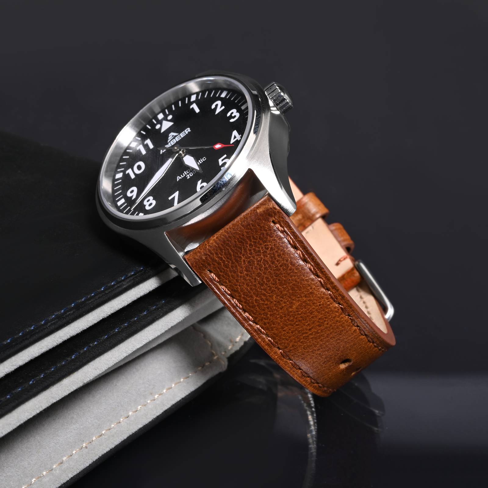 ANBEER Classic Leather Watch S - Leather Strap Quick Release 리뷰 및 가격