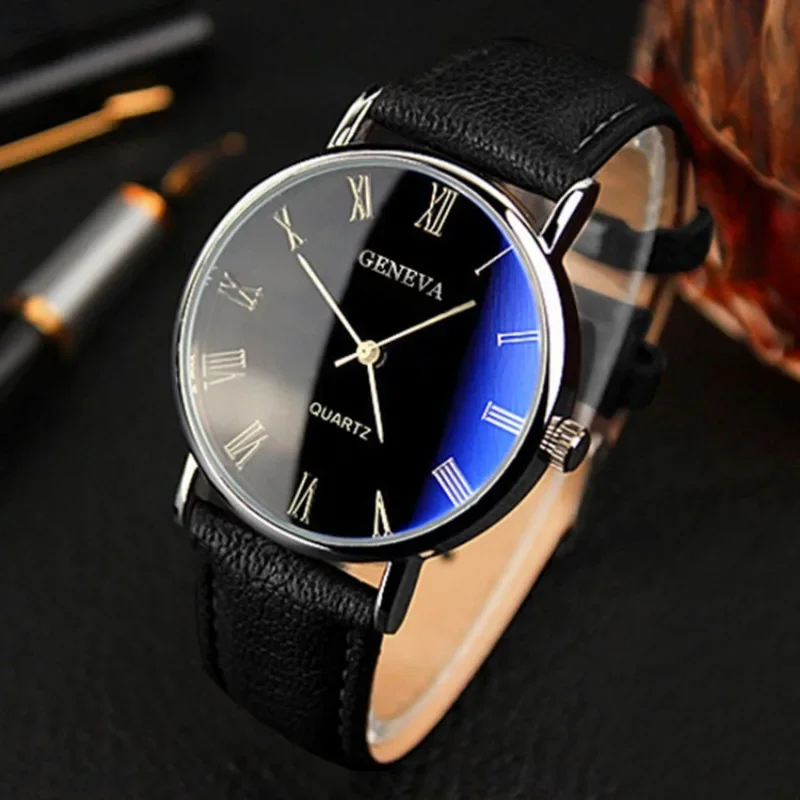 Famous Brand Men Quartz Watch  - Leather Watch Band Men 리뷰 및 가격