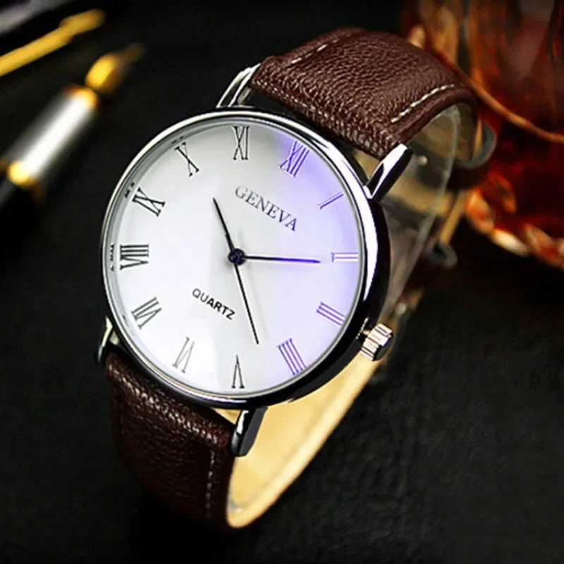 Famous Brand Men Quartz Watch  - Leather Watch Band Men 리뷰 및 가격