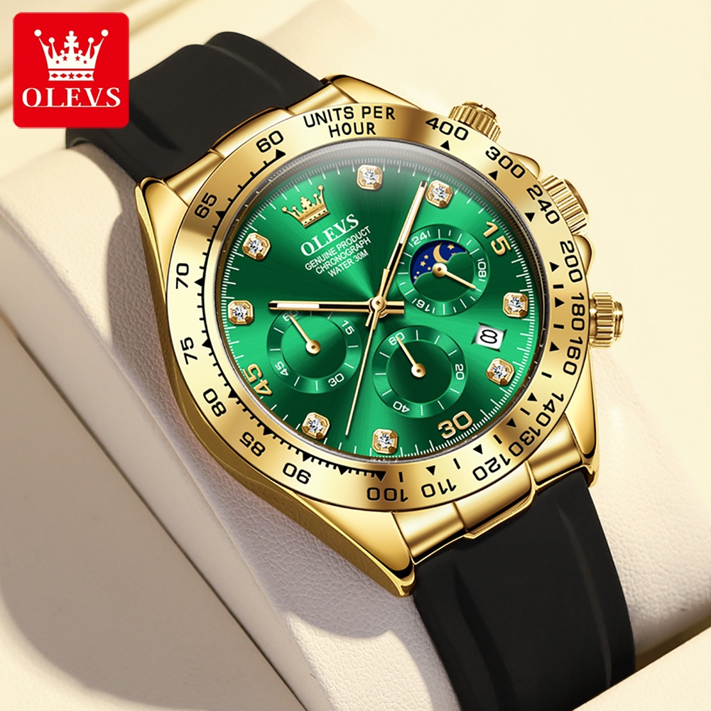 OLEVS 2875 Men's Watch Origina - Leather Watch Band Men 리뷰 및 가격