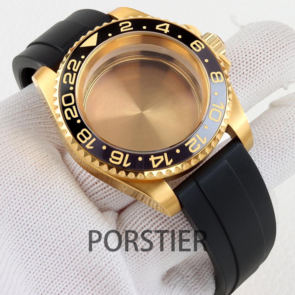 40mm Diver Watch Case for SUB  - Rubber Strap Diver 리뷰 및 가격